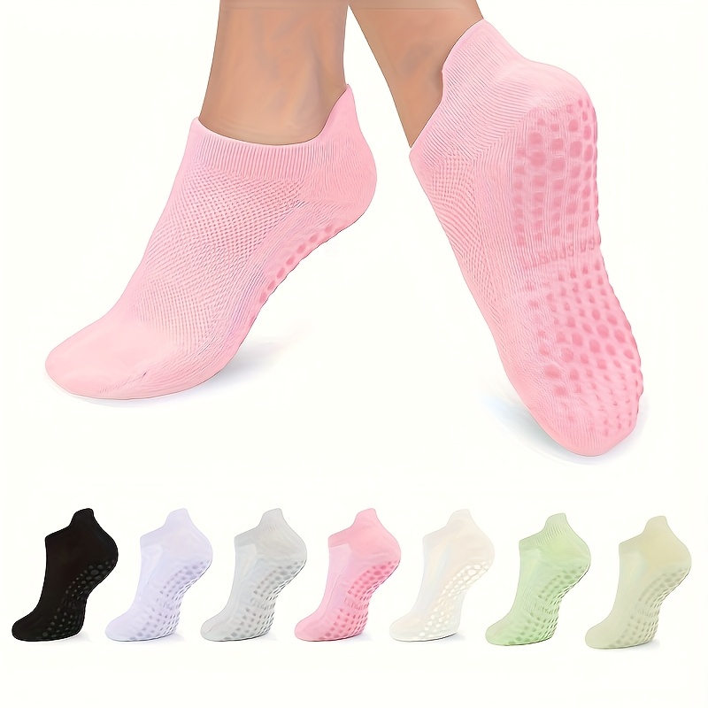 Pilates Yoga Workout - 1 Pairs Grip Pilates Socks for
