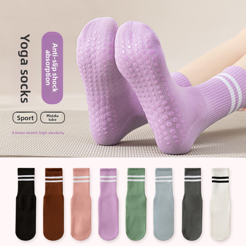 Pilates Yoga Workout - That girl Women Mid Calf Double