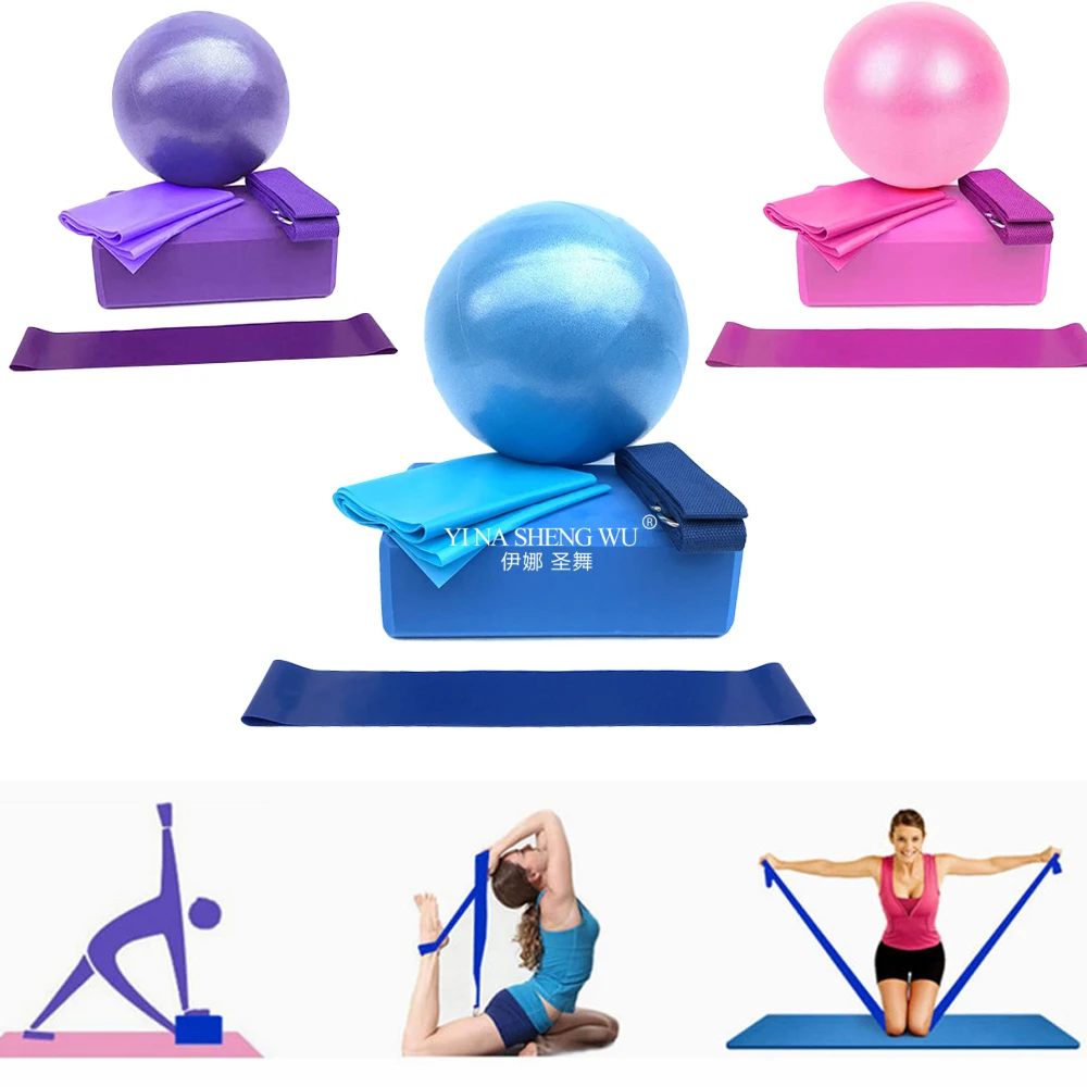 Yoga Starter Kit 5pc Set Yoga  - Pilates Yoga Block Exercises 评论和价格