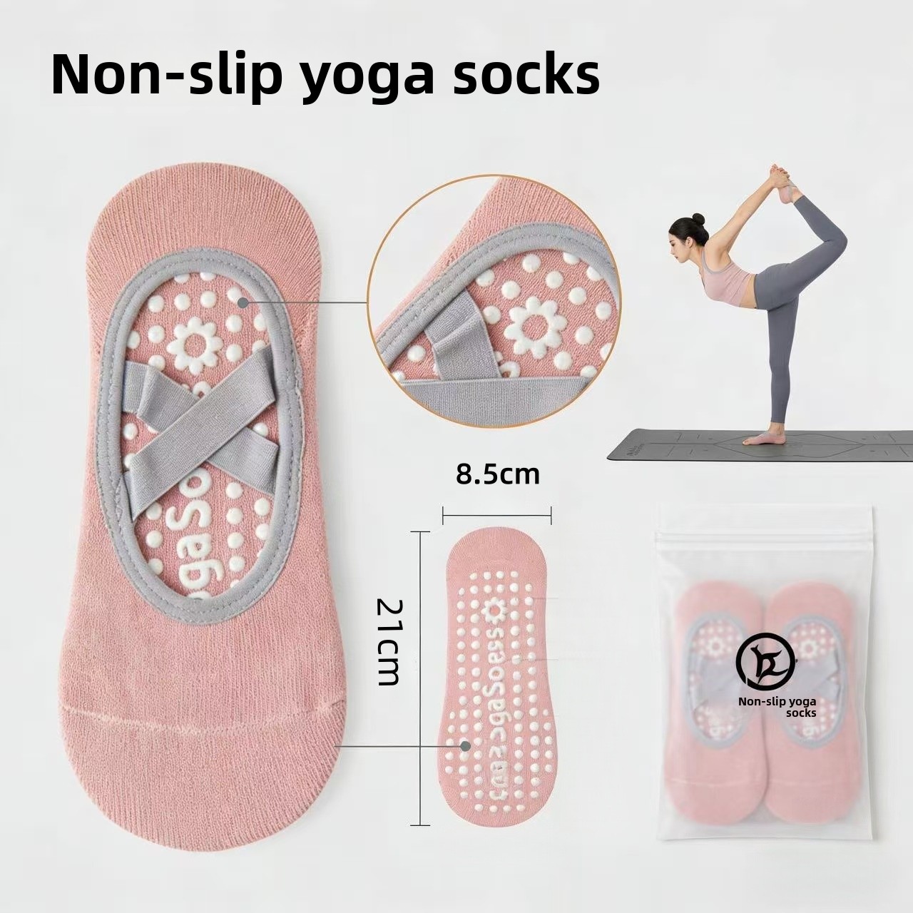 Women Yoga Sock Silicone Anti- - Pilates Yoga Ballet 评论和价格