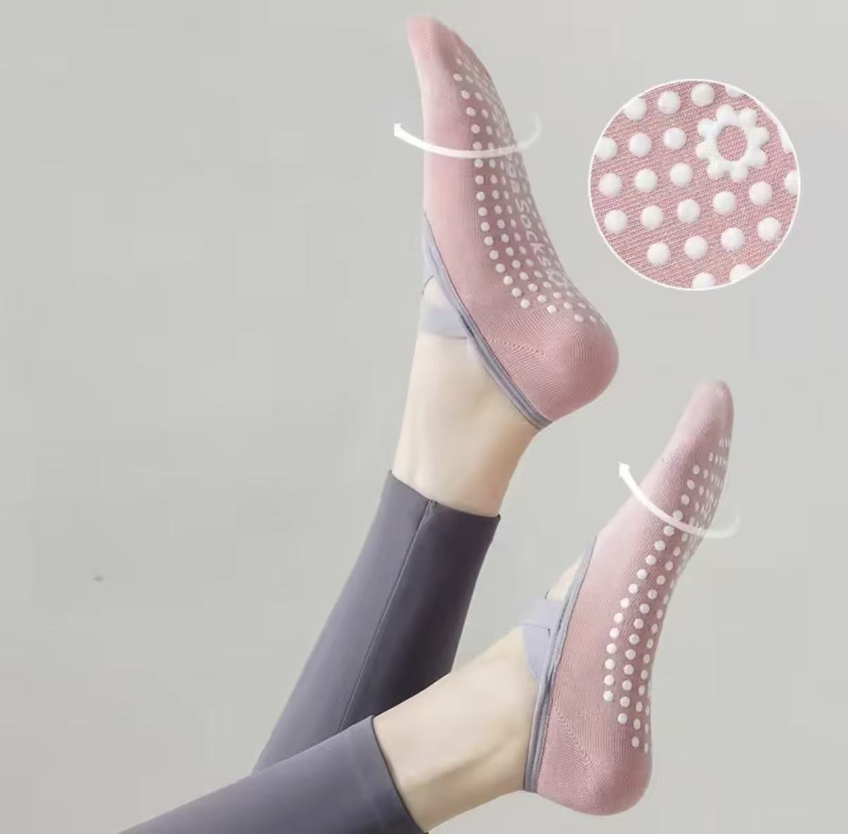 Women Yoga Sock Silicone Anti- - Pilates Yoga Ballet 评论和价格