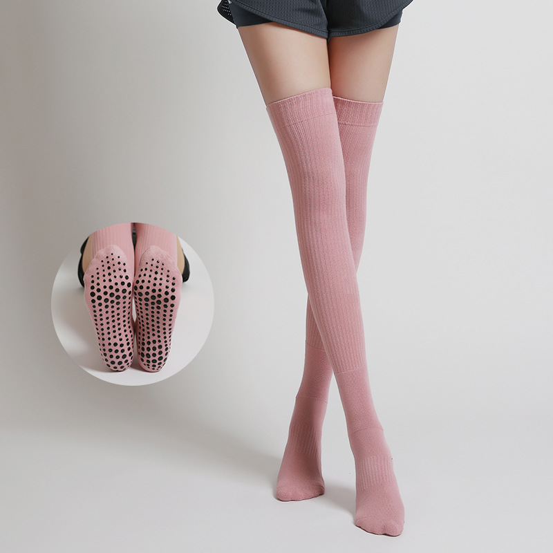 Women Non-slip Yoga Socks Long - Pilates Yoga Ballet 评论和价格