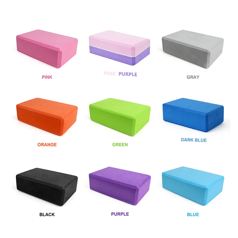 EVA Foam Yoga Block Props Bric - Pilates Yoga Block Exercises 评论和价格