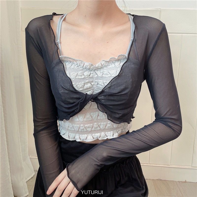 Women's Mesh Ballet Cover Up C - Pilates Yoga Ballet 评论和价格