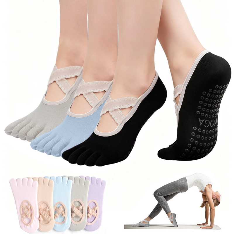 Ladies Non-Slip Pilates Socks  - Pilates Yoga Ballet 评论和价格