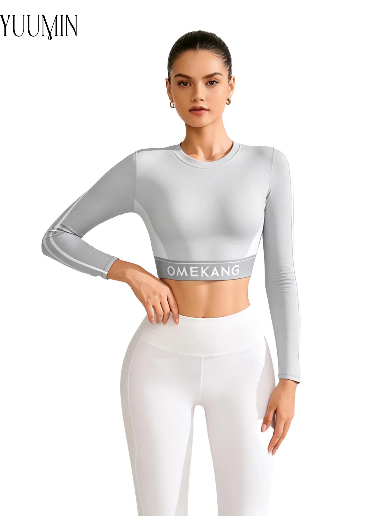 Women's Yoga Crop Top Sleeve L - Pilates Yoga Gym 评论和价格