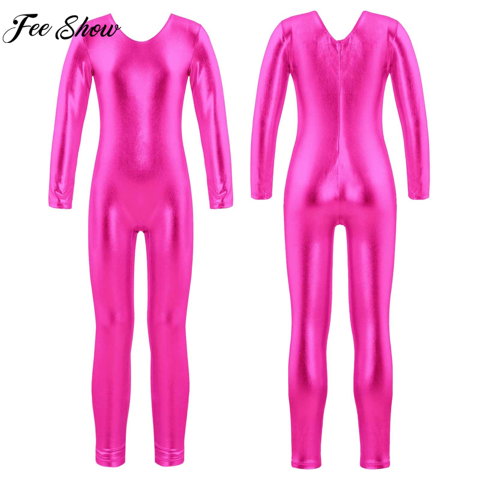 Girls Long Sleeve Zipper Bronz - Pilates Yoga Ballet 评论和价格