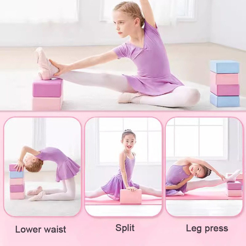 1PC Yoga Building Blocks Cubes - Pilates Yoga Block Exercises 评论和价格