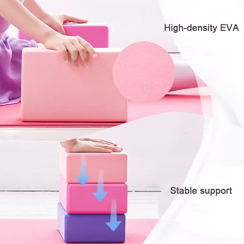 1PC Yoga Building Blocks Cubes - Pilates Yoga Block Exercises 评论和价格