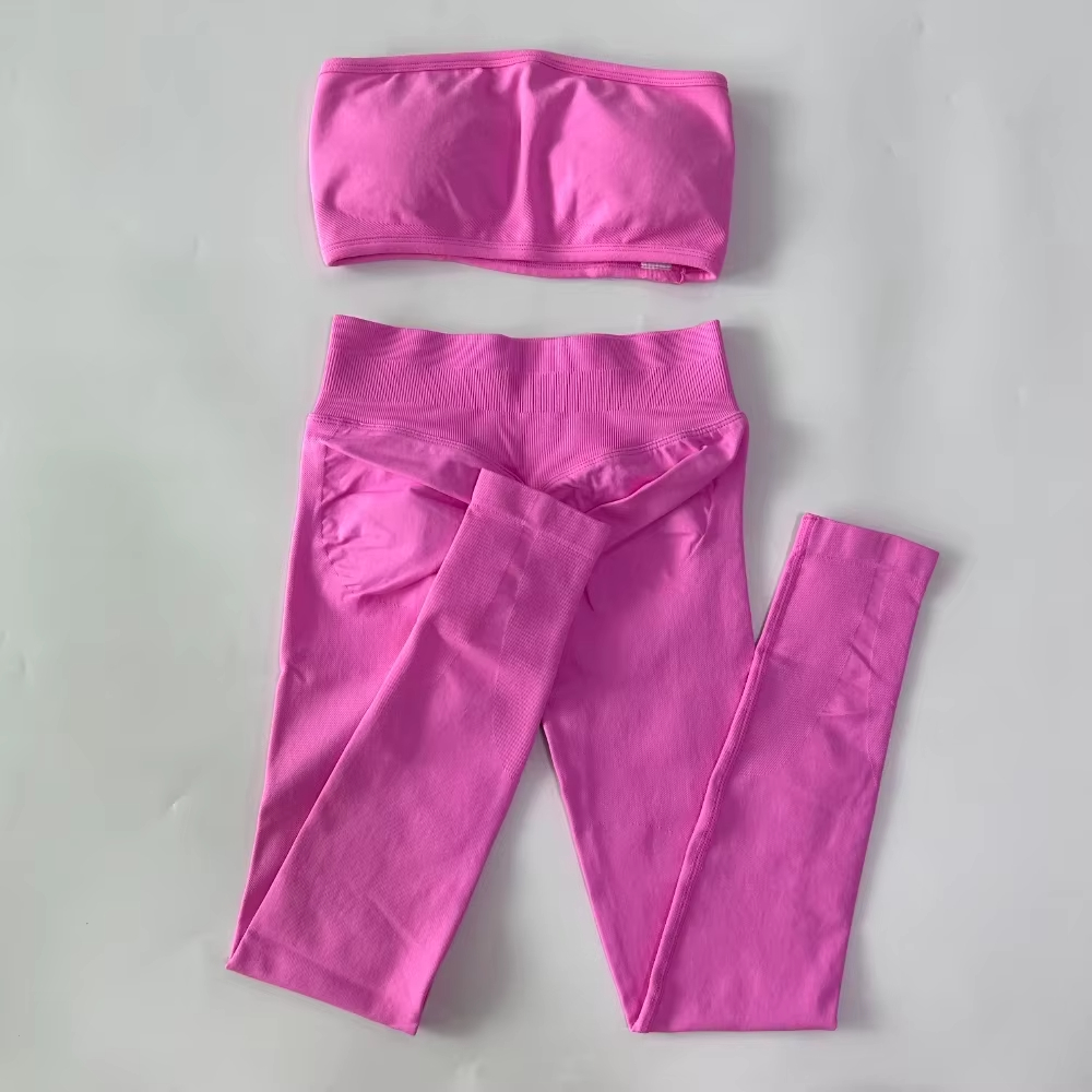2 Piece Strapless Women's Band - Pilates Yoga Workout 评论和价格