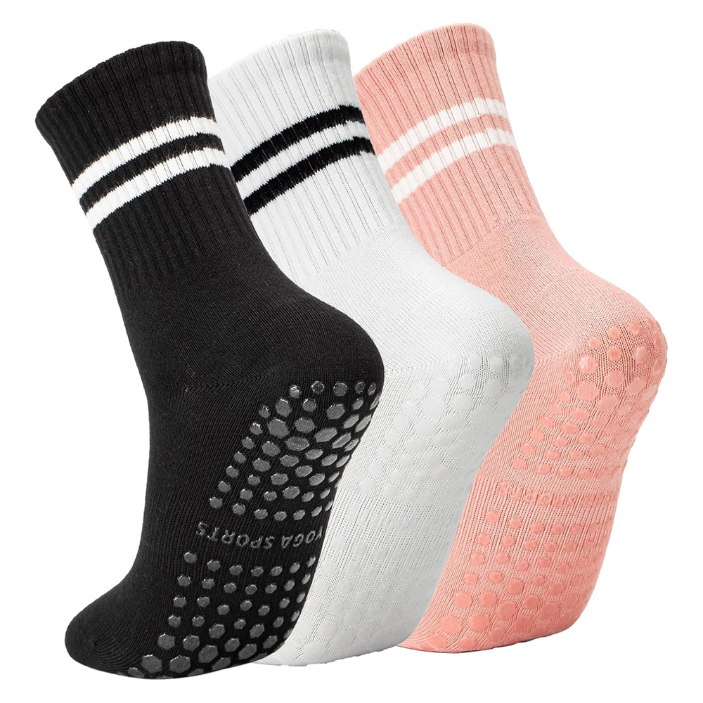 Yoga Pilates Socks with Grips  - Pilates Yoga Workout 评论和价格