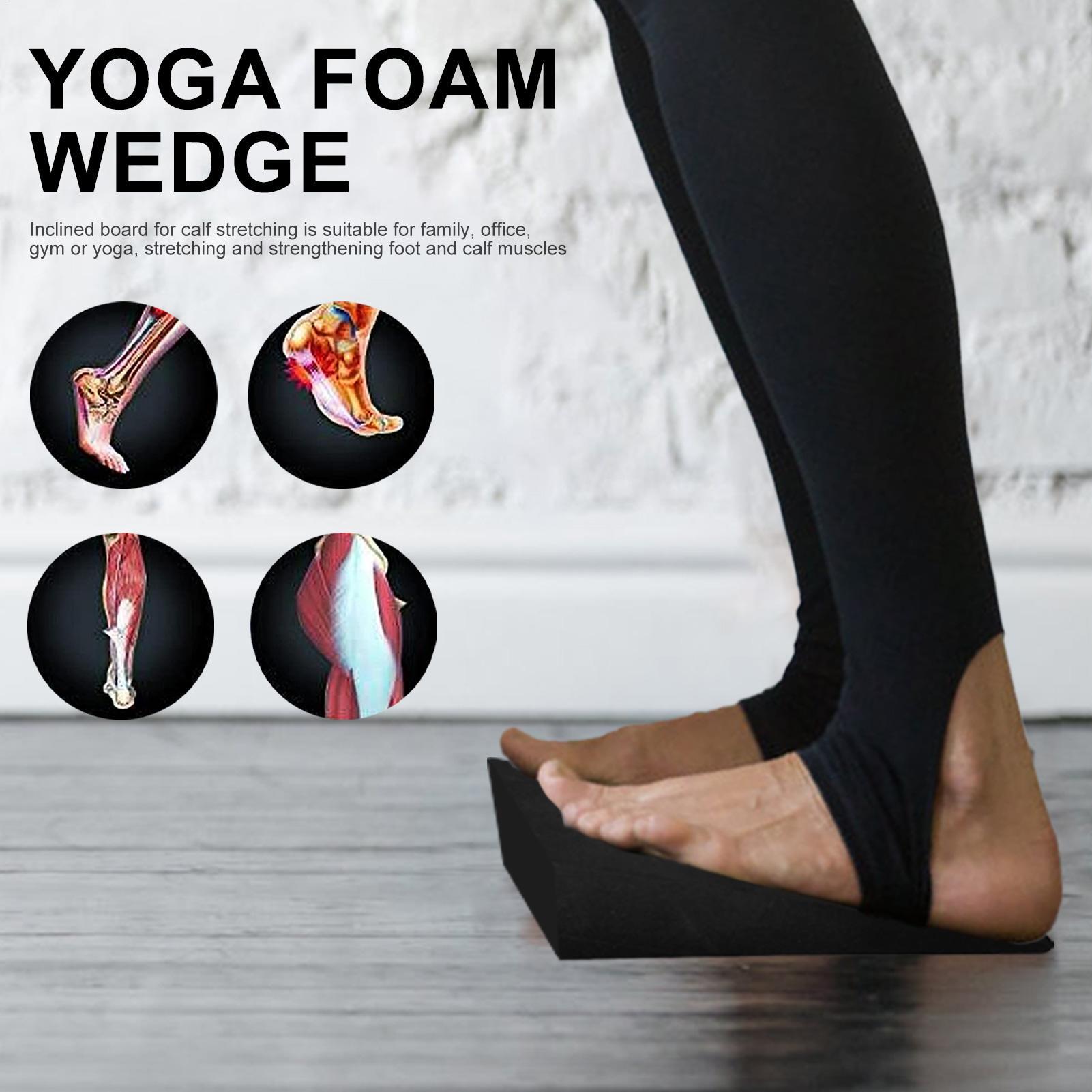 1Pairs Yoga Wedge Blocks EVA F - Pilates Yoga Block Exercises 评论和价格