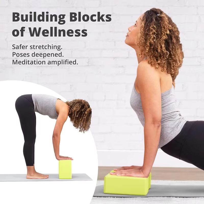 Yoga Blocks Gym Foam Brick Pil - Pilates Yoga Block Exercises 评论和价格