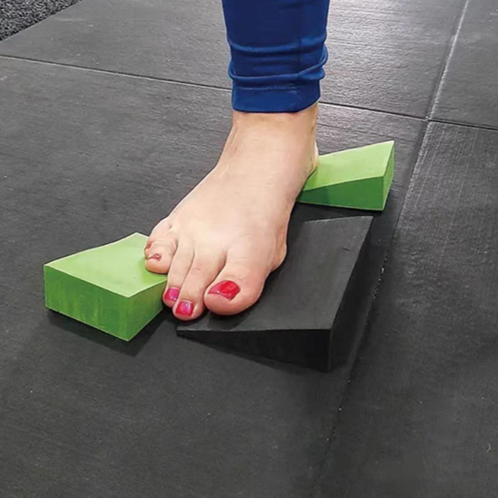 3Pcs Yoga Wedge Blocks EVA Foa - Pilates Yoga Block Exercises 评论和价格