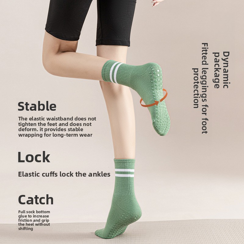 That girl Women Mid Calf Doubl - Pilates Yoga Workout 评论和价格