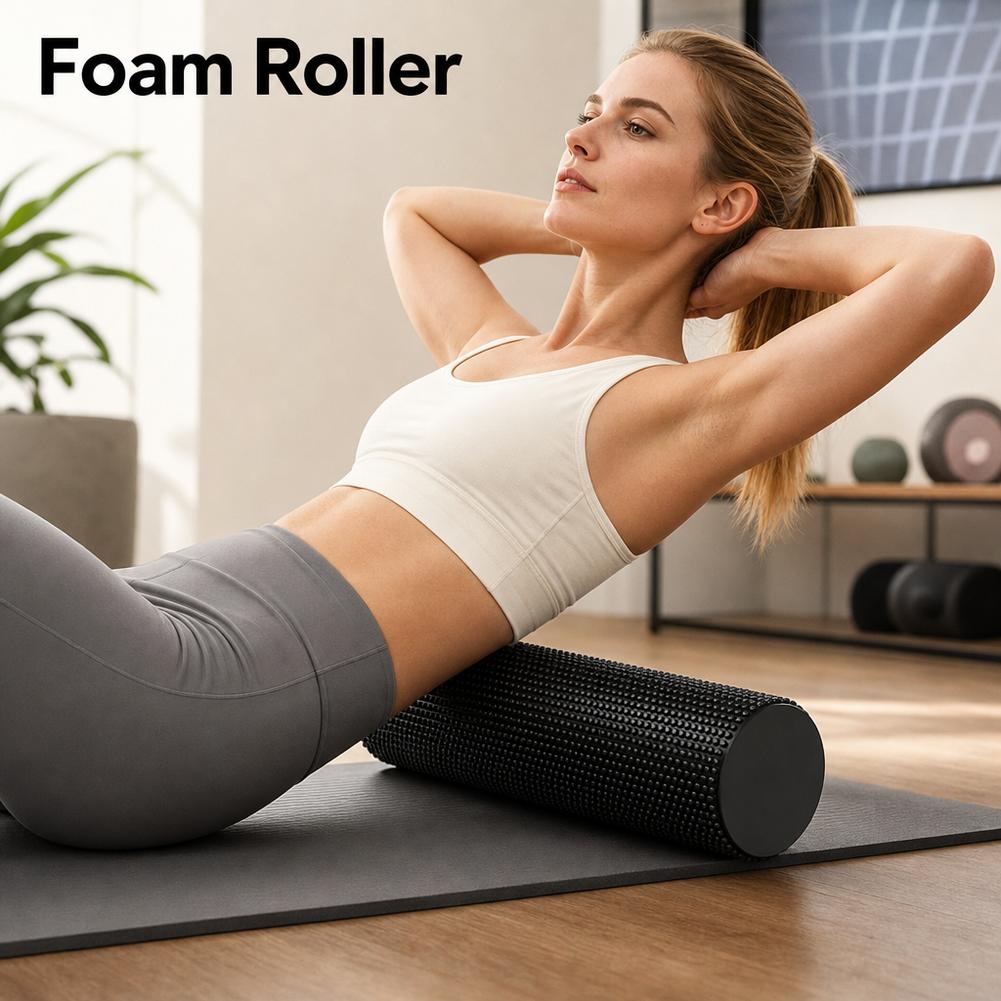 EVA Yoga Foam Roller High Dens - Pilates Yoga Workout 评论和价格