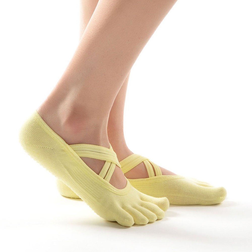 Women's Five Toe Yoga Socks wi - Pilates Yoga Workout 评论和价格