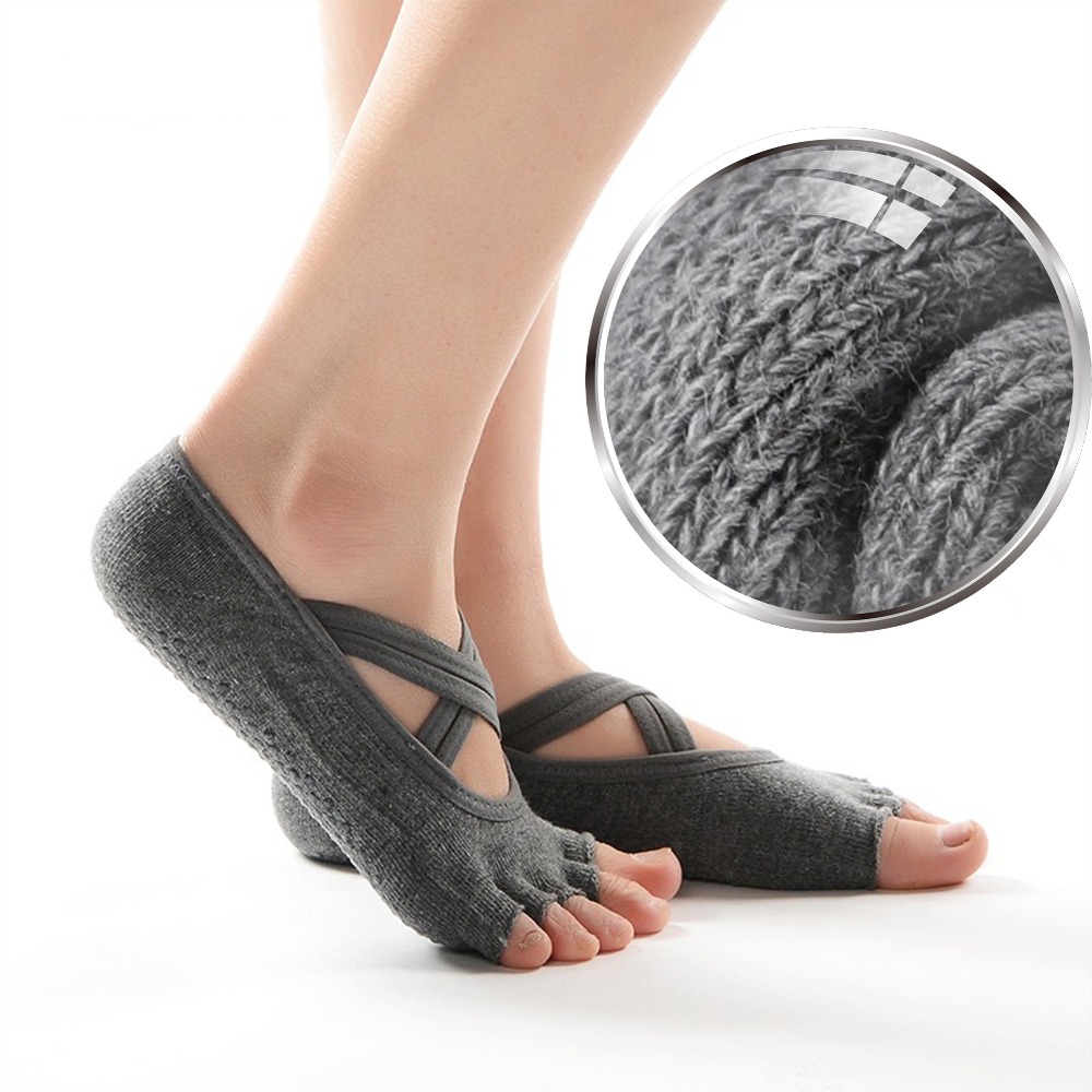 Women's Five Toe Yoga Socks wi - Pilates Yoga Workout 评论和价格